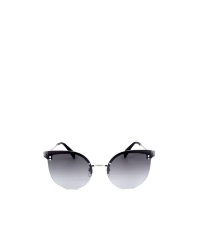 Maje Logo Sunglasses In Gray