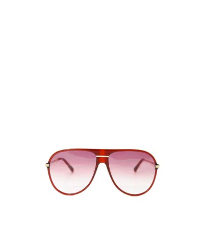 Maje Logo Sunglasses In Pink