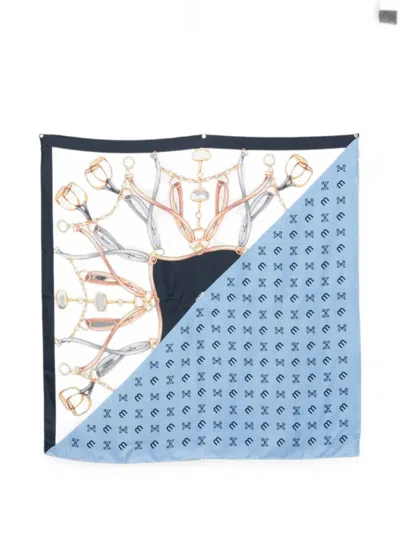 Maje Logo-print Scarf In Multi