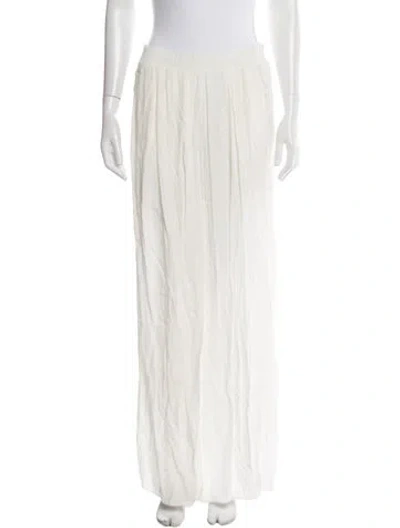 Pre-owned Maje Long Skirt In Neutrals
