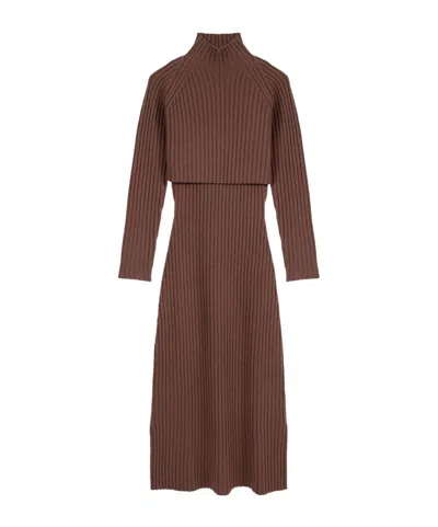 Maje Long Sleeve Dress