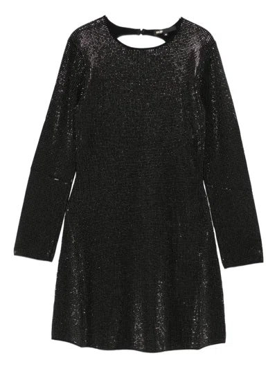 Maje Long-sleeve Dress In Black