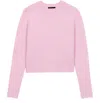 Shop Maje Long Sleeve Sweater In Pink