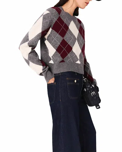Maje Margaly Wool Sweater In Multi
