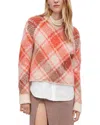 Maje Woman Sweater Orange Size 2 Polyamide, Acrylic, Mohair Wool In Orange