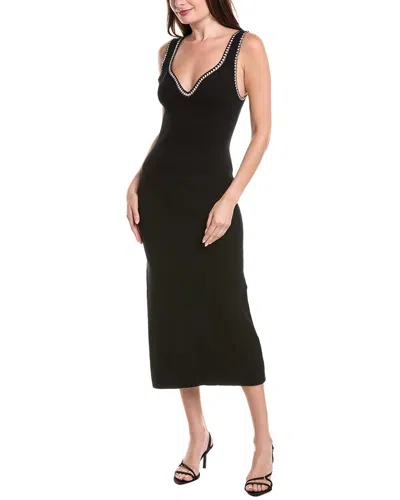 Maje Maxi Dress In Black
