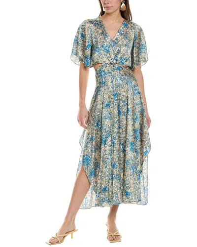 Maje Maxi Dress In Blue