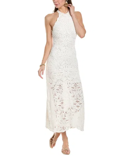 black lace beige dress Elegant Return Someday Woven Lace Midi Dress main image 1