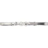 Maje Metallic Leather Belt In Silver