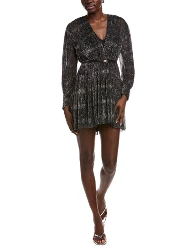 MAJE MAJE METALLIC MINI DRESS