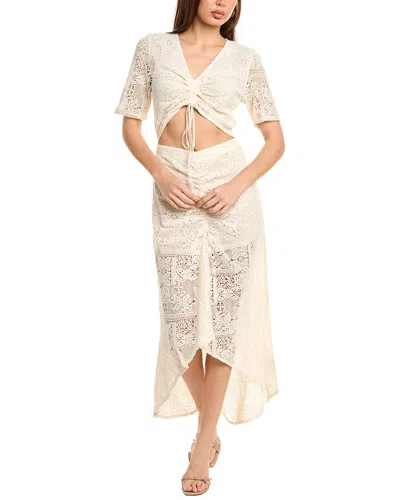 Maje Midi Dress In White