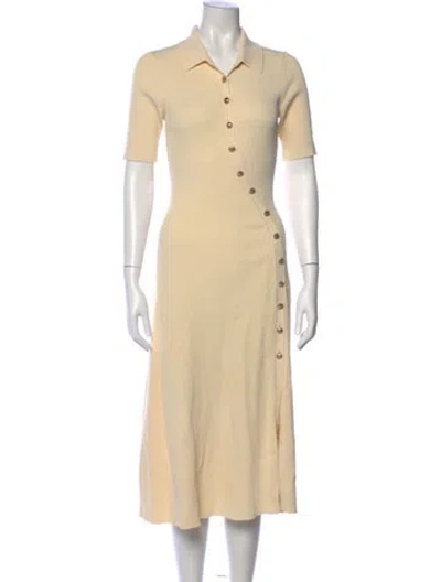Pre-owned Maje Midi Length Dress In Neutral
