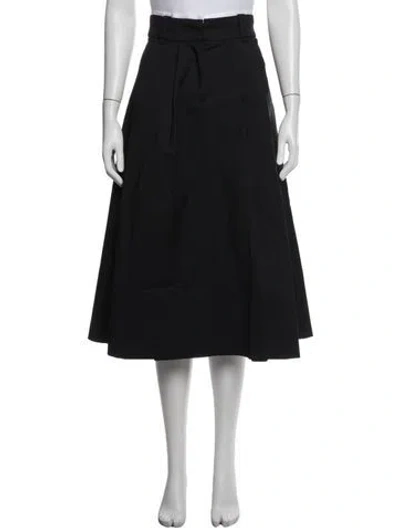 Pre-owned Maje Midi Length Skirt In Blue