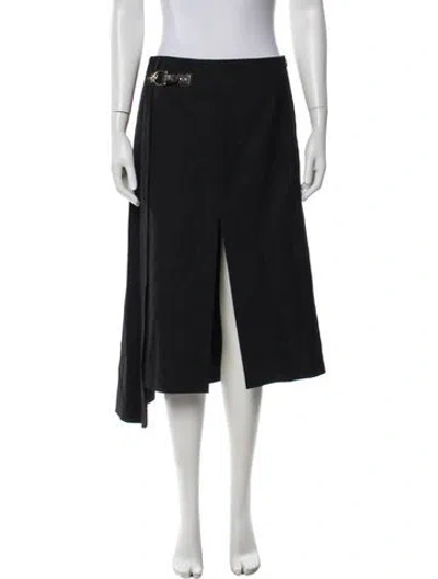 Pre-owned Maje Midi Length Skirt In Blue