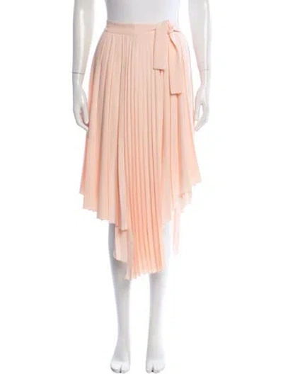 Pre-owned Maje Midi Length Skirt In Pink