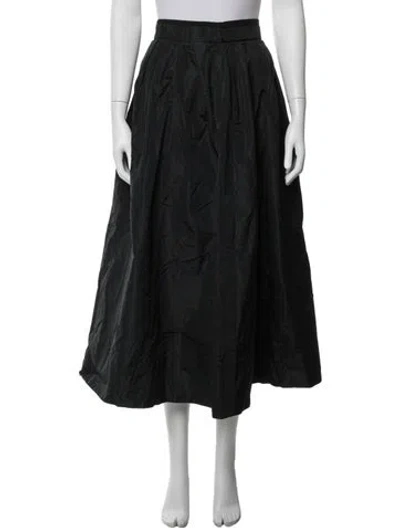 Pre-owned Maje Midi Length Skirt W/ Tags In Black/blue
