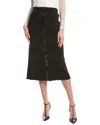 Maje Midi Skirt In Black