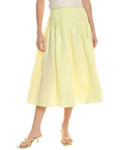 Maje Midi Skirt In Yellow