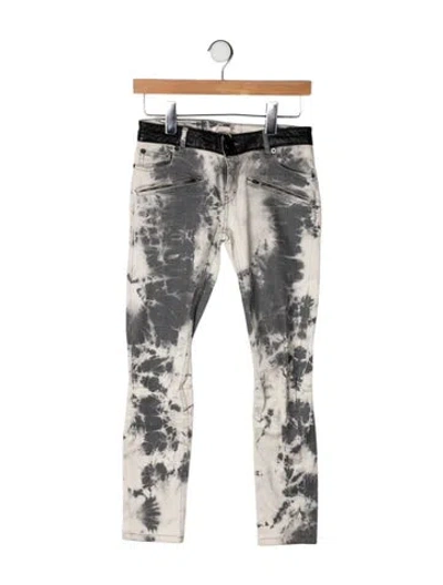 Pre-owned Maje Mid-rise Skinny Leg Jeans In Black
