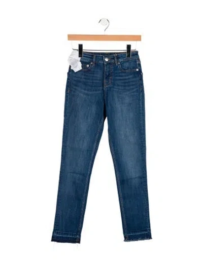 Pre-owned Maje Mid-rise Skinny Leg Jeans W/ Tags In Blue