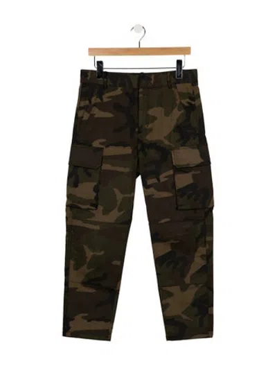 Pre-owned Maje Mid-rise Straight Leg Jeans In Green