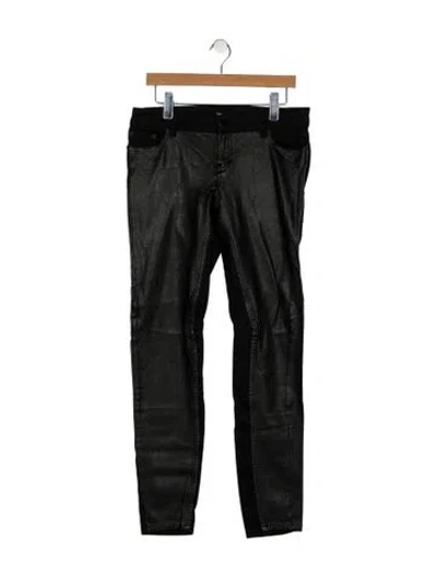 Pre-owned Maje Mid-rise Straight Leg Jeans W/ Tags In Black