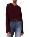 Maje Migona Sweater In Burgundy