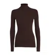 Maje Milko Rollneck Sweater In Brown
