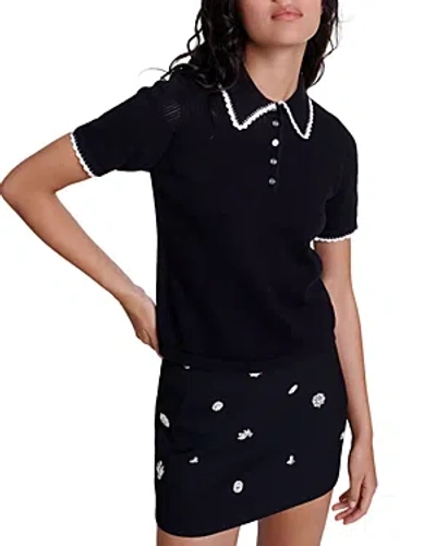 Maje Mind Sweater In Black