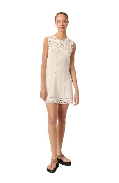 Maje Mini Crochet Dress