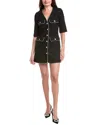 Maje Mini Dress In Black
