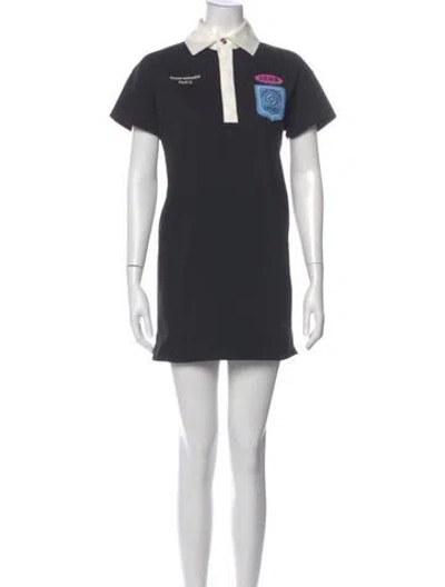 Pre-owned Maje Mini Dress In Gray