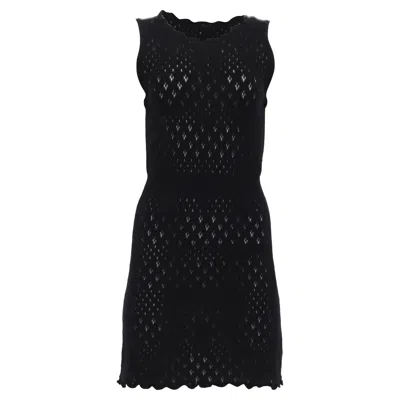 Maje Mini Dress In Black Cotton