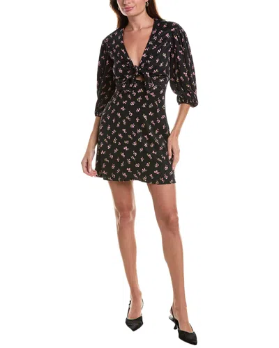Maje Woven Dress In Pink