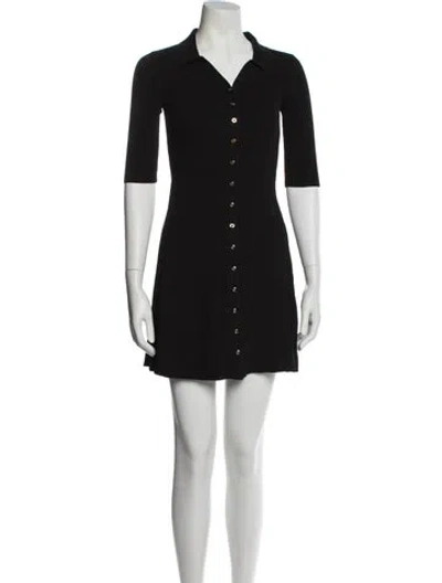 Pre-owned Maje Mini Dress W/ Tags In Black
