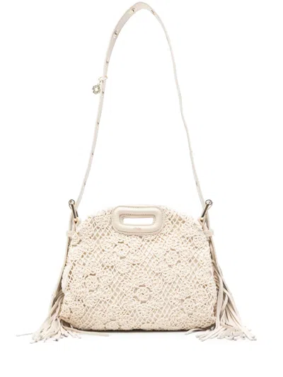 Maje Mini Miss Shoulder Bag In Neutrals