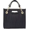 Maje Mini M Tote Bag In Black