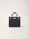Maje Mini M Tote Bag In Black