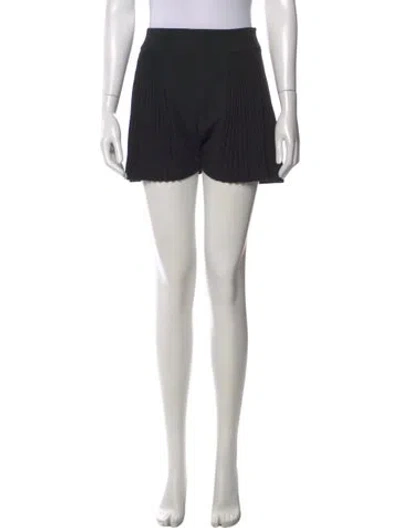 Pre-owned Maje Mini Shorts In Black