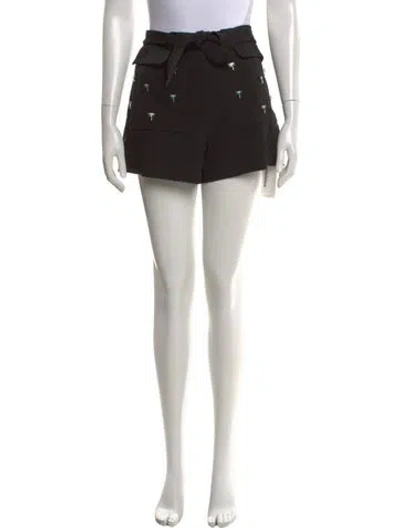 Pre-owned Maje Mini Shorts In Black