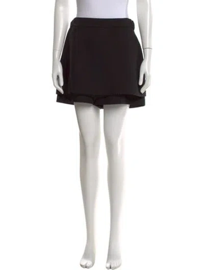 Pre-owned Maje Mini Shorts In Black