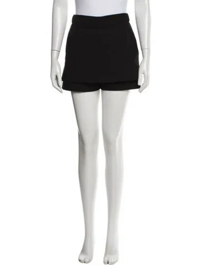 Pre-owned Maje Mini Shorts In Black