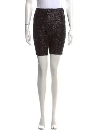 Pre-owned Maje Mini Shorts In Black