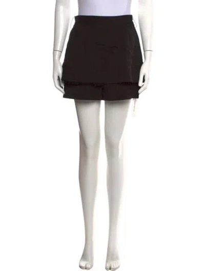 Pre-owned Maje Mini Shorts In Black