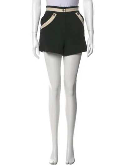 Pre-owned Maje Mini Shorts In Black