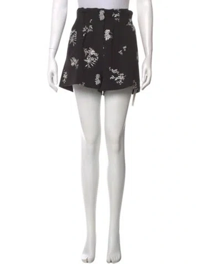Pre-owned Maje Mini Shorts In Black/white