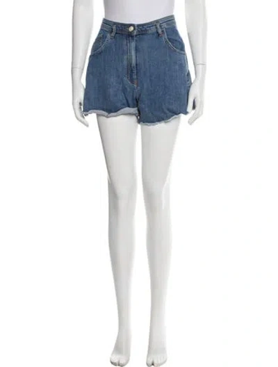 Pre-owned Maje Mini Shorts In Blue