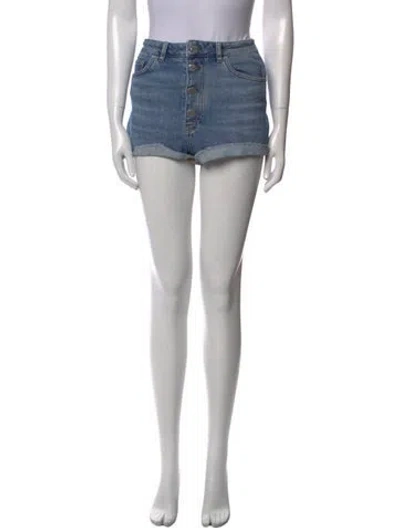 Pre-owned Maje Mini Shorts In Blue