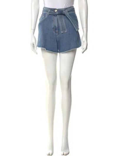 Pre-owned Maje Mini Shorts In Blue
