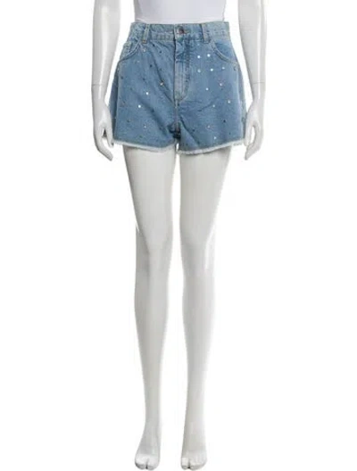 Pre-owned Maje Mini Shorts In Blue